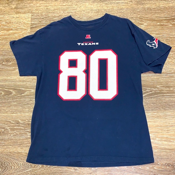 Houston Texans andre johnson shirt mens sz Large - Picture 1 of 11